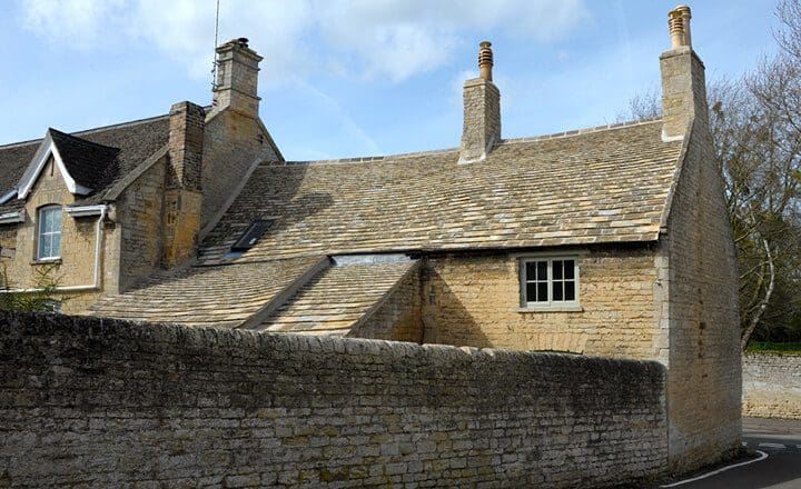 Barnack - Re-slate Collyweston Roof