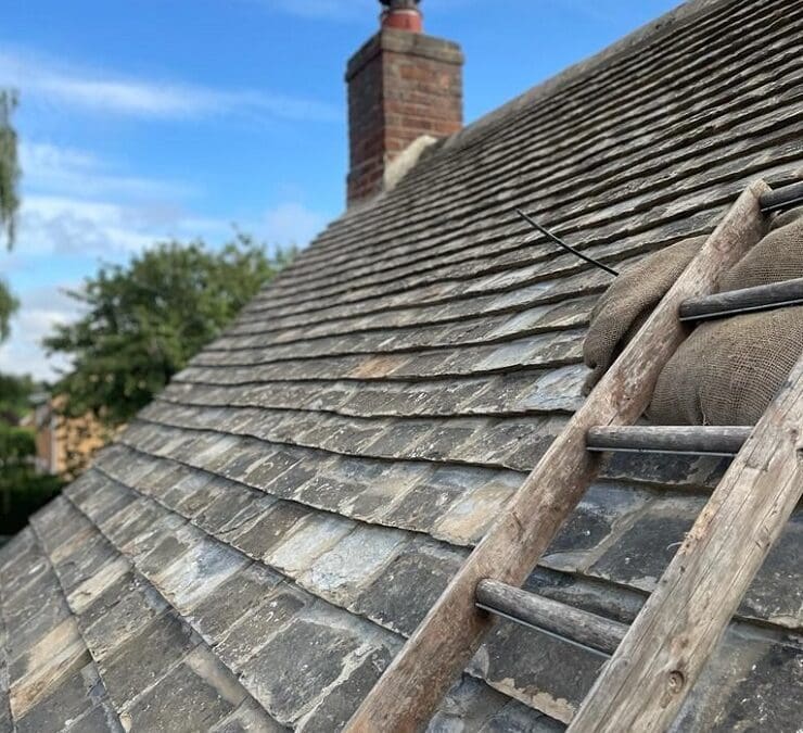 Collyweston Slating Process