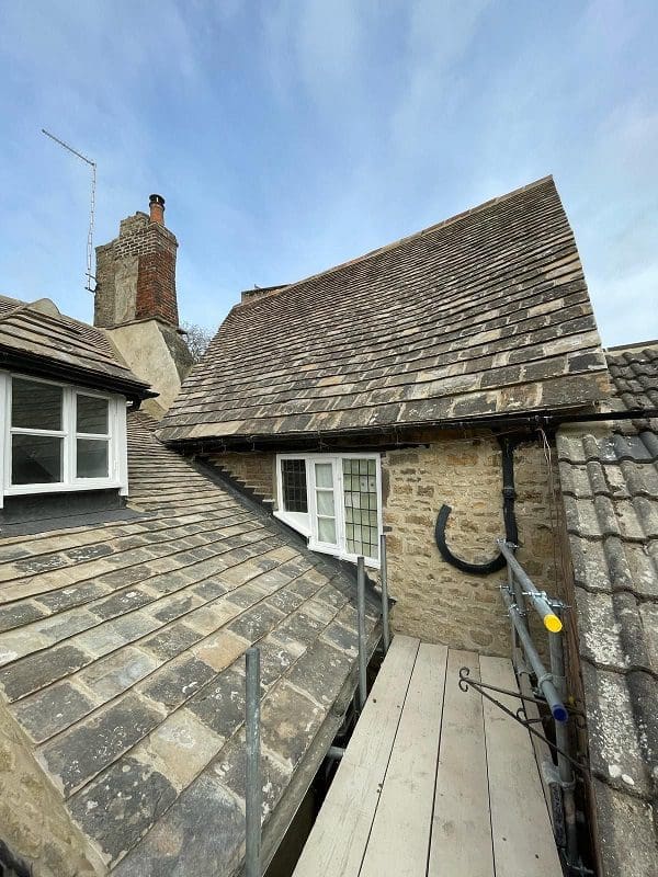 Oundle- Collyweston roof 