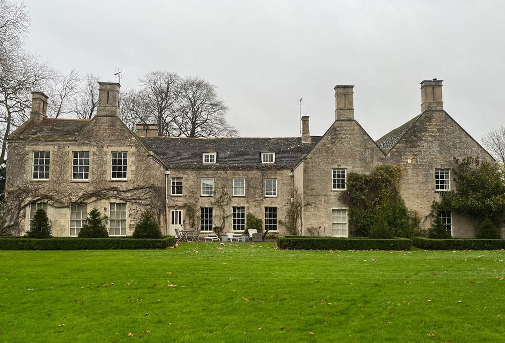 Bainton House Collyweston slate re-slate project - before