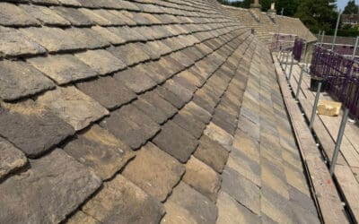 Perished Concrete Stone Roof Changed To Bradstone Conservation Slates
