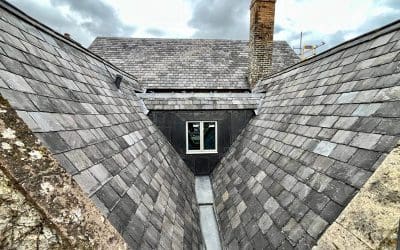 Blue Slate Roofing Project In Rutland