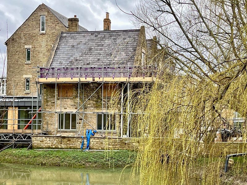 Blue Slate Roof Project Rutland