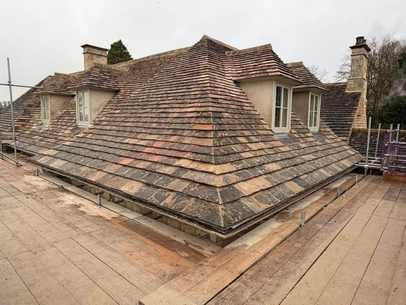 Empingham Collyweston Roof Re-slate