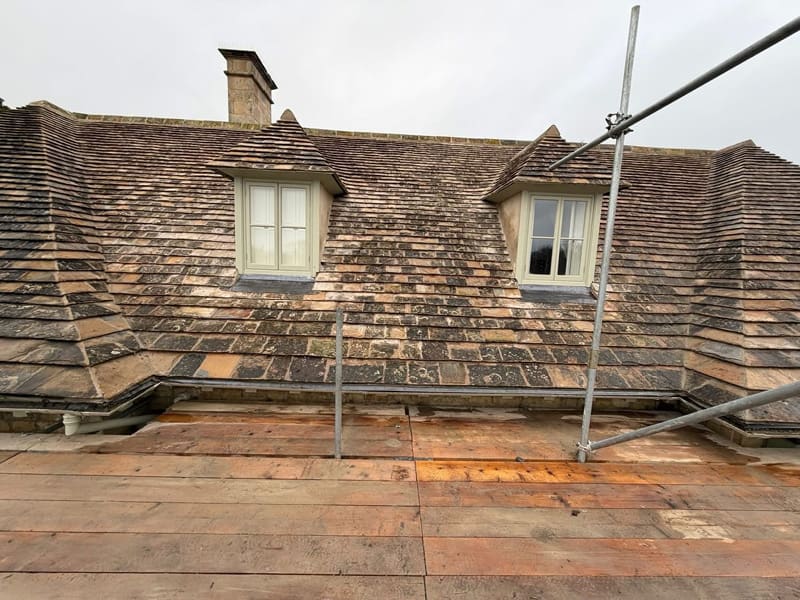 Empingham Collyweston Roof Re-slate