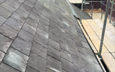 Reclaimed Blue Slate Roof Restoration for a Converted Stable